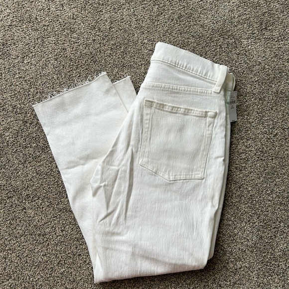 GAP White Cheeky straight high rise l Jeans 4P/27P - Picture 6 of 6